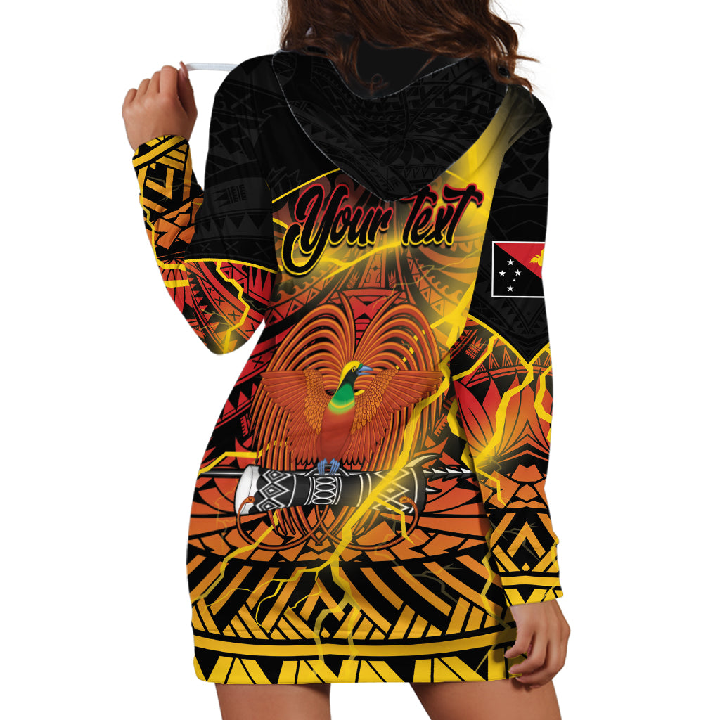 Personalised Papua New Guinea 49th Anniversary Hoodie Dress Bird of Paradise Unity In Diversity LT9 - Polynesian Pride