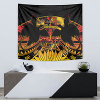 Personalised Papua New Guinea 49th Anniversary Tapestry Bird of Paradise Unity In Diversity