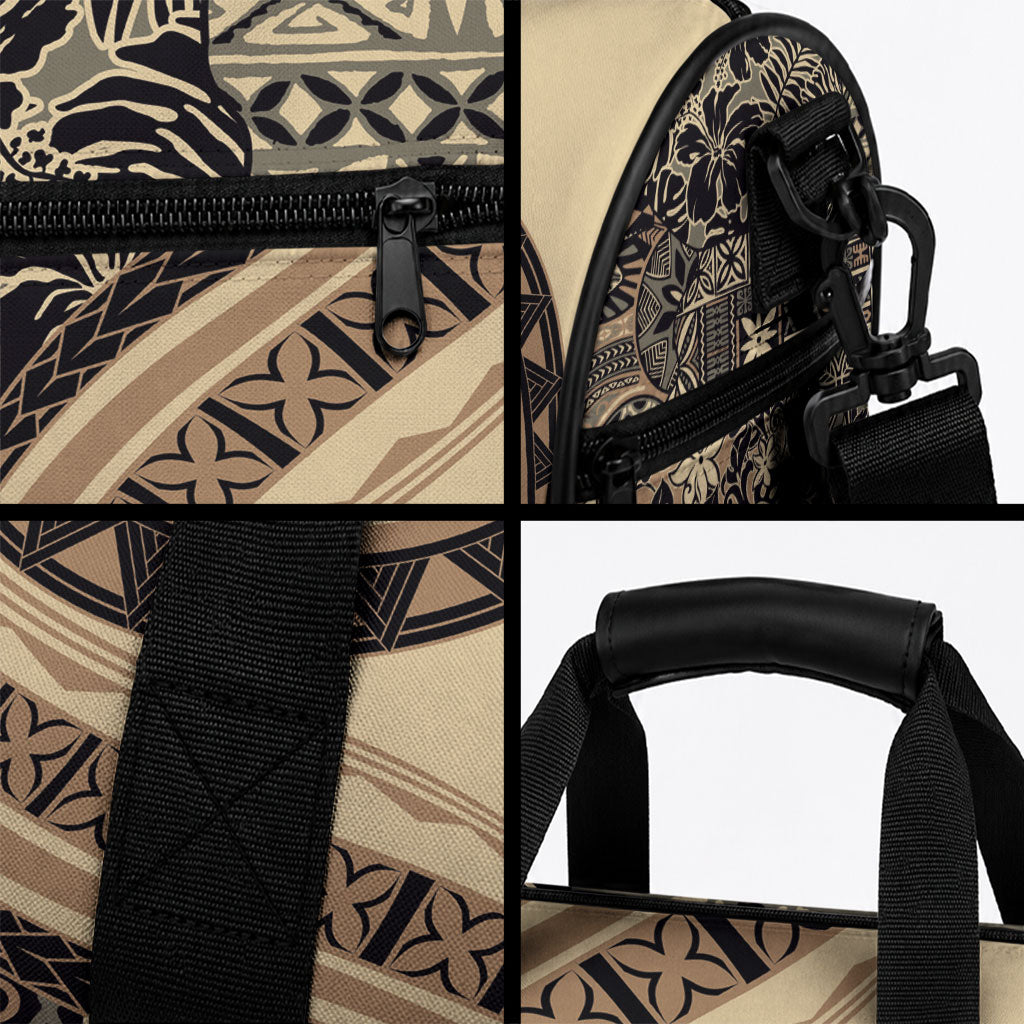 Hawaiian Hibiscus Tribal Vintage Motif Duffle Bag Ver 2 LT9 - Polynesian Pride