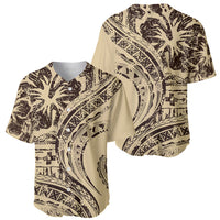 Hawaiian Hibiscus Tribal Vintage Motif Baseball Jersey Ver 3 LT9 - Polynesian Pride