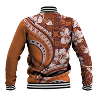 Hawaiian Hibiscus Tribal Vintage Motif Baseball Jacket Ver 5
