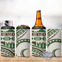 Hawaiian Hibiscus Tribal Vintage Motif 4 in 1 Can Cooler Tumbler Ver 7 LT9 - Polynesian Pride