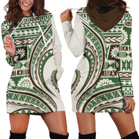 Hawaiian Hibiscus Tribal Vintage Motif Hoodie Dress Ver 7 LT9 - Polynesian Pride