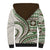 Hawaiian Hibiscus Tribal Vintage Motif Sherpa Hoodie Ver 7