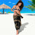 Hawaiian Hibiscus Tribal Vintage Motif Sarong Ver 8