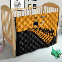 Australia New Zealand Rugby Quilt Gold Aboriginal Wallabies and Maori Black Fern LT9 - Polynesian Pride