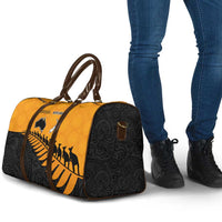 Australia New Zealand Rugby Travel Bag Gold Aboriginal Wallabies and Maori Black Fern LT9 - Polynesian Pride