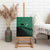 Australia New Zealand Rugby Canvas Wall Art Green Aboriginal Wallabies and Maori Black Fern - Polynesian Pride