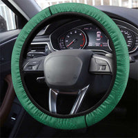 Australia New Zealand Rugby Steering Wheel Cover Green Aboriginal Wallabies and Maori Black Fern LT9 - Polynesian Pride