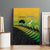 Australia New Zealand Rugby Canvas Wall Art Gradient Aboriginal Wallabies and Maori Black Fern - Polynesian Pride