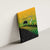 Australia New Zealand Rugby Canvas Wall Art Gradient Aboriginal Wallabies and Maori Black Fern - Polynesian Pride
