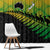 Australia New Zealand Rugby Window Curtain Gradient Aboriginal Wallabies and Maori Black Fern - Polynesian Pride
