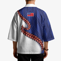 Ula Fala Red Samoa Chief Kimono Samoan Art Black Tribal LT9 - Polynesian Pride