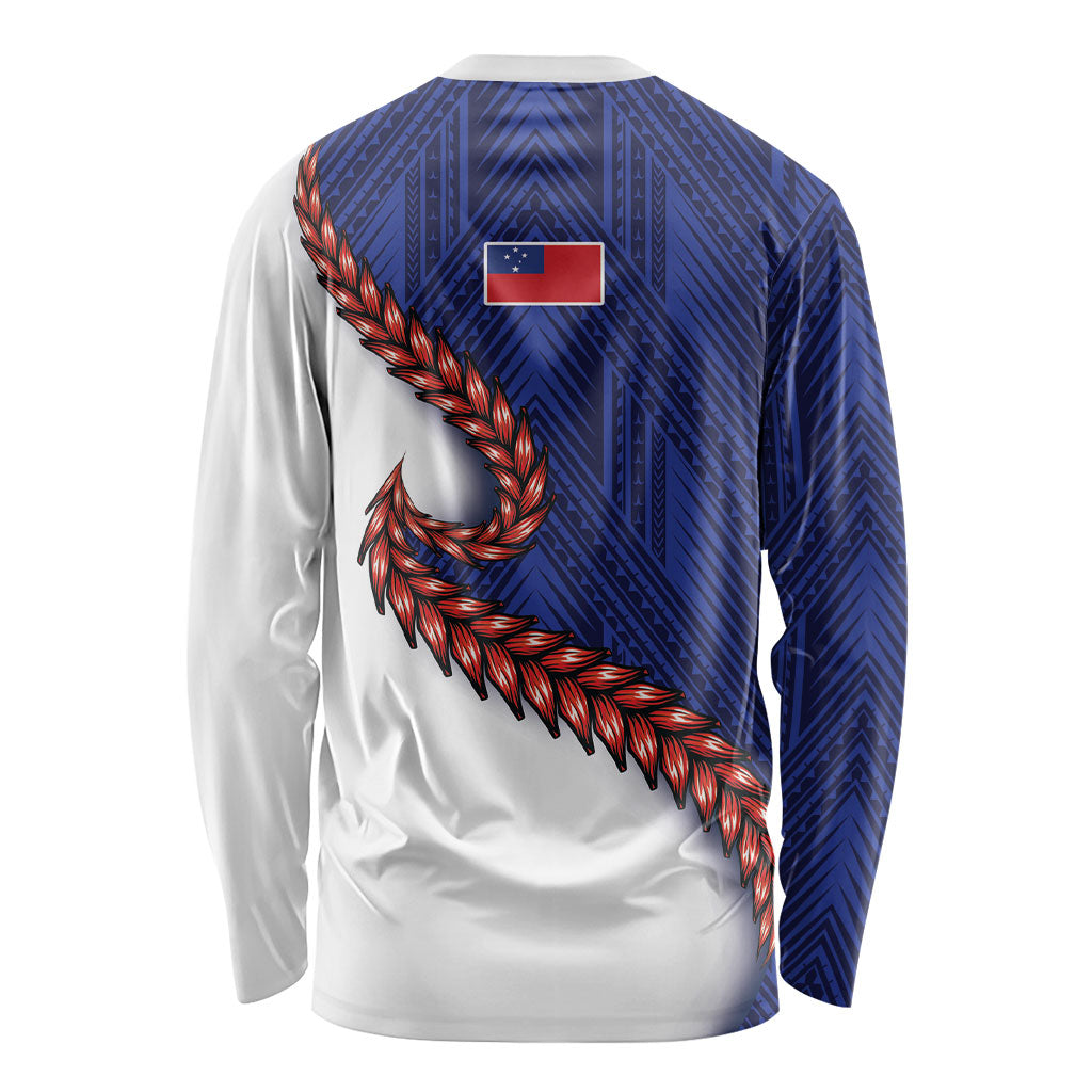 Ula Fala Red Samoa Chief Long Sleeve Shirt Samoan Art Black Tribal LT9 - Polynesian Pride