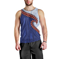 Ula Fala Red Samoa Chief Men Tank Top Samoan Art Black Tribal LT9 - Polynesian Pride