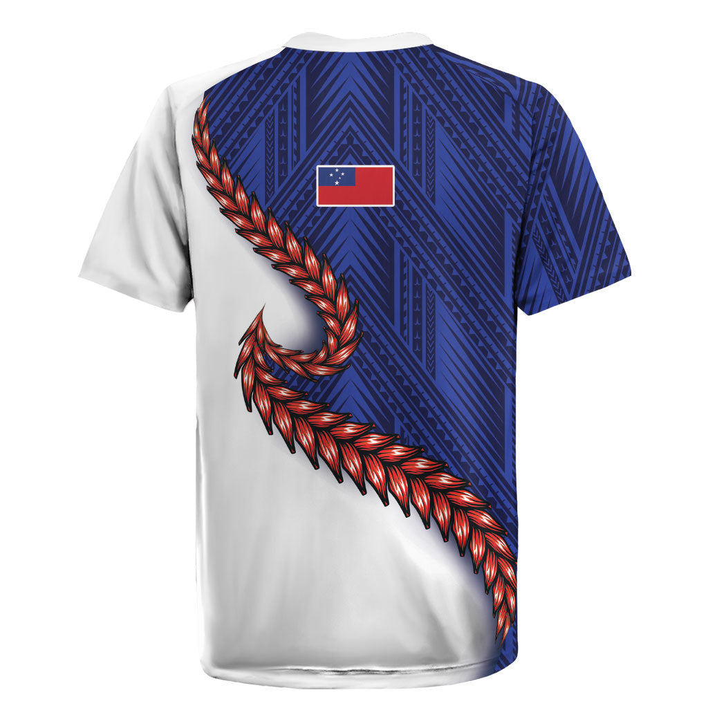 Ula Fala Red Samoa Chief Rugby Jersey Samoan Art Black Tribal LT9 - Polynesian Pride