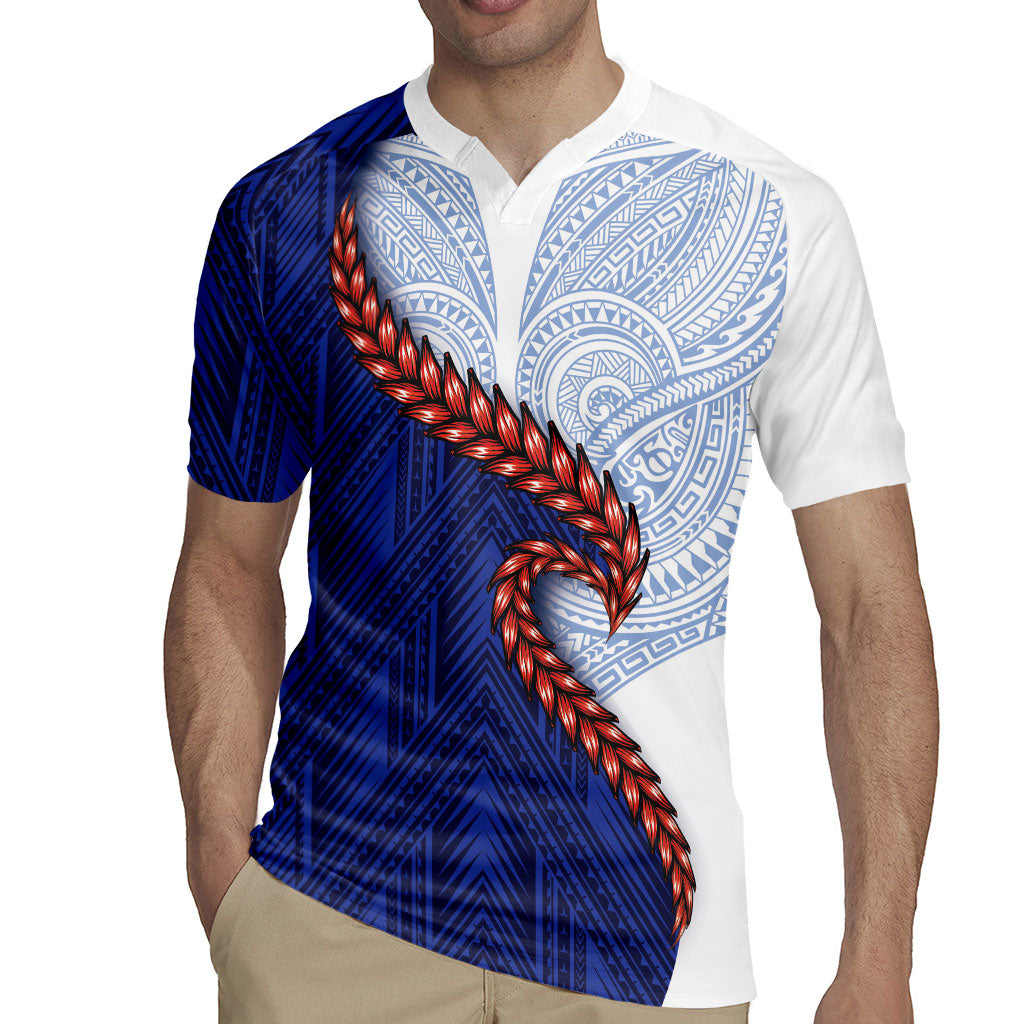 Ula Fala Red Samoa Chief Rugby Jersey Samoan Art Black Tribal LT9 - Polynesian Pride