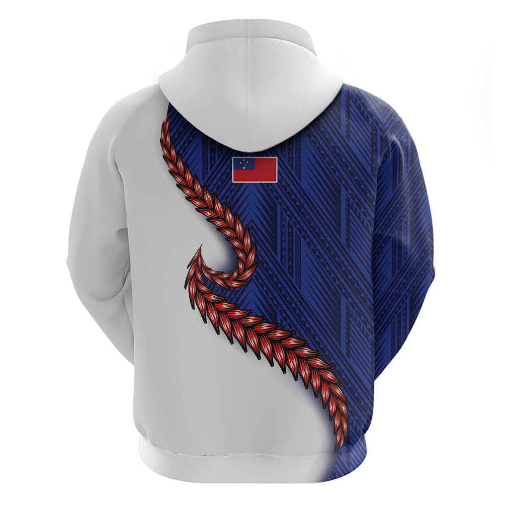 Ula Fala Red Samoa Chief Zip Hoodie Samoan Art Black Tribal LT9 - Polynesian Pride