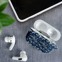 Blue Hawaiian Tapa Tribal Hibiscus AirPods Case LT9 - Polynesian Pride