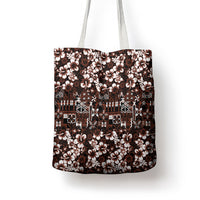Burgundy Hawaiian Tapa Tribal Hibiscus Tote Bag LT9 - Polynesian Pride