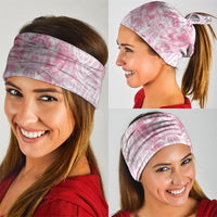 Aotearoa Kowhaiwhai Poutama Pink Motif Neck Gaiter