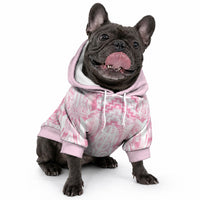 Aotearoa Kowhaiwhai Poutama Pink Motif Pet Hoodie LT9 - Polynesian Pride