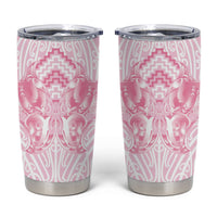 Aotearoa Kowhaiwhai Poutama Pink Motif Tumbler Cup