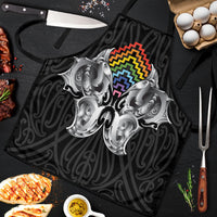 Aotearoa Kowhaiwhai Poutama Rainbow Motif Apron
