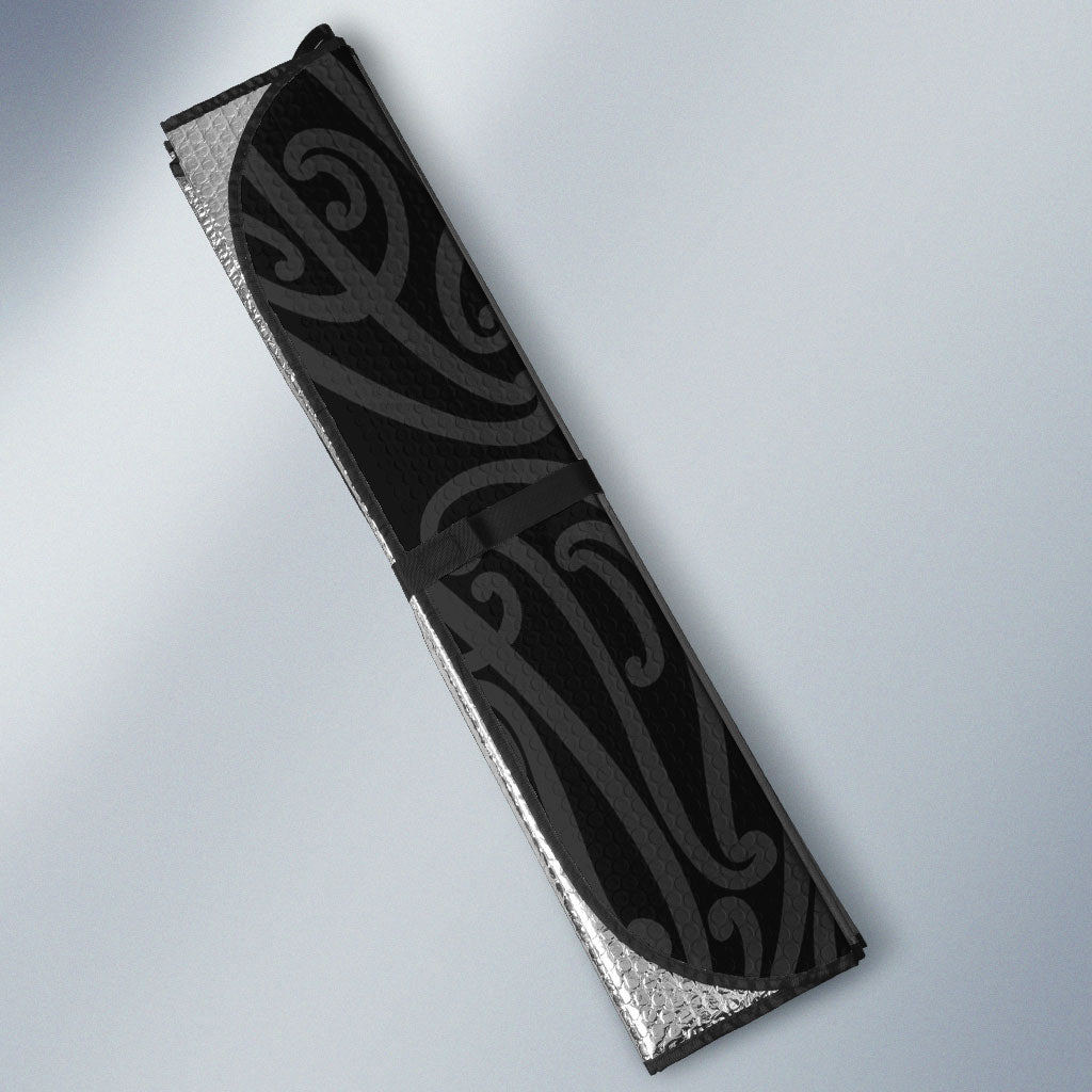 Aotearoa Kowhaiwhai Poutama Rainbow Motif Auto Sun Shade