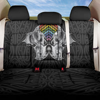 Aotearoa Kowhaiwhai Poutama Rainbow Motif Back Car Seat Cover
