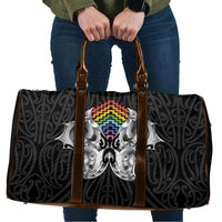 Aotearoa Kowhaiwhai Poutama Rainbow Motif Travel Bag
