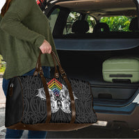Aotearoa Kowhaiwhai Poutama Rainbow Motif Travel Bag
