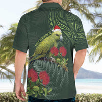 Meri Kirihimete Kakapo Hawaiian Shirt Green Silver Fern Christmas Vibe LT9 - Polynesian Pride