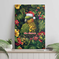 Meri Kirihimete Kakapo Canvas Wall Art New Zealand Christmas with Tropical Vibe LT9 - Polynesian Pride