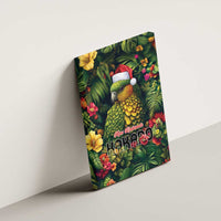 Meri Kirihimete Kakapo Canvas Wall Art New Zealand Christmas with Tropical Vibe LT9 - Polynesian Pride