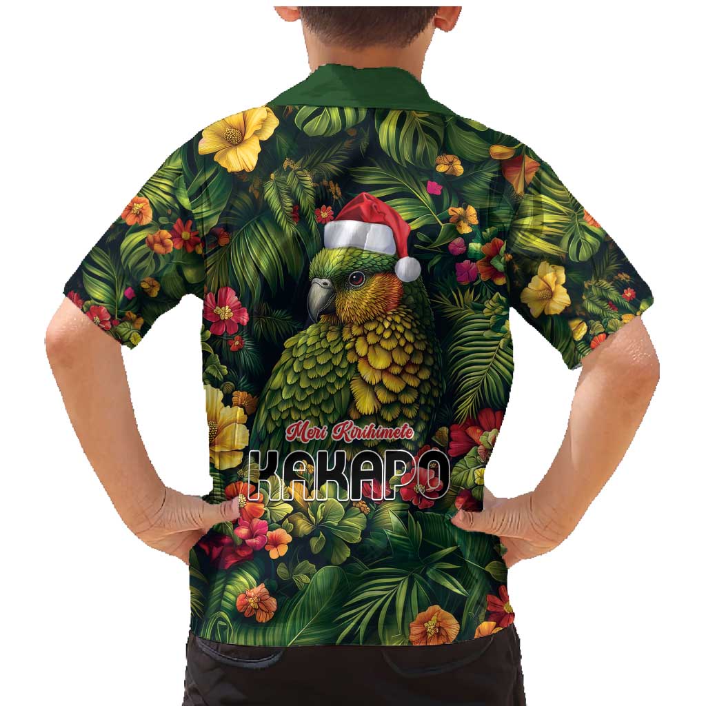 Meri Kirihimete Kakapo Family Matching Mermaid Dress and Hawaiian Shirt New Zealand Christmas with Tropical Vibe LT9 - Polynesian Pride