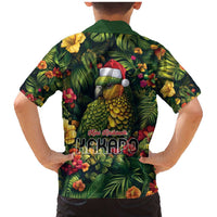 Meri Kirihimete Kakapo Family Matching Mermaid Dress and Hawaiian Shirt New Zealand Christmas with Tropical Vibe LT9 - Polynesian Pride