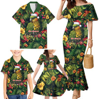 Meri Kirihimete Kakapo Family Matching Mermaid Dress and Hawaiian Shirt New Zealand Christmas with Tropical Vibe LT9 - Polynesian Pride