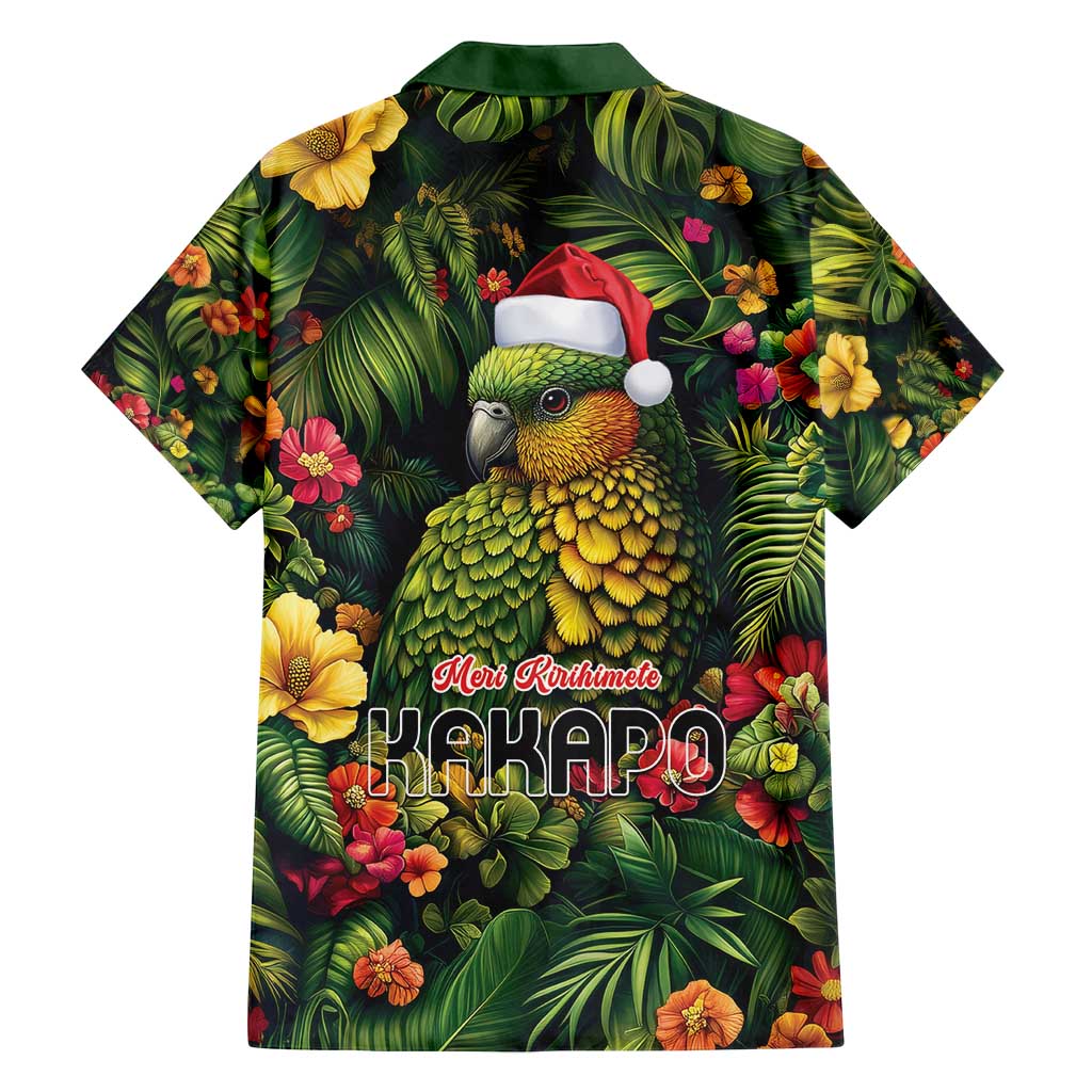 Meri Kirihimete Kakapo Family Matching Tank Maxi Dress and Hawaiian Shirt New Zealand Christmas with Tropical Vibe LT9 - Polynesian Pride