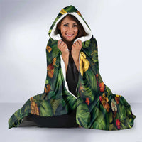 Meri Kirihimete Kakapo Hooded Blanket New Zealand Christmas with Tropical Vibe LT9 - Polynesian Pride
