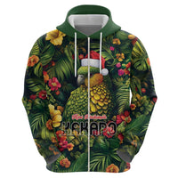 Meri Kirihimete Kakapo Hoodie New Zealand Christmas with Tropical Vibe LT9 - Polynesian Pride