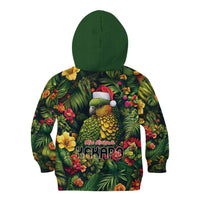 Meri Kirihimete Kakapo Kid Hoodie New Zealand Christmas with Tropical Vibe LT9 - Polynesian Pride