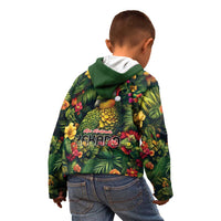 Meri Kirihimete Kakapo Kid Hoodie New Zealand Christmas with Tropical Vibe LT9 - Polynesian Pride