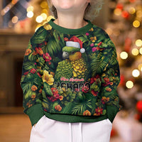 Meri Kirihimete Kakapo Kid Ugly Christmas Sweater New Zealand Christmas with Tropical Vibe LT9 - Polynesian Pride