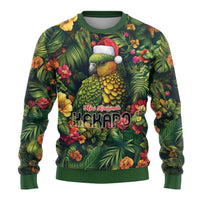 Meri Kirihimete Kakapo Ugly Christmas Sweater New Zealand Christmas with Tropical Vibe LT9 - Polynesian Pride