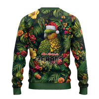 Meri Kirihimete Kakapo Ugly Christmas Sweater New Zealand Christmas with Tropical Vibe LT9 - Polynesian Pride