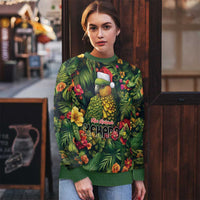 Meri Kirihimete Kakapo Ugly Christmas Sweater New Zealand Christmas with Tropical Vibe LT9 - Polynesian Pride