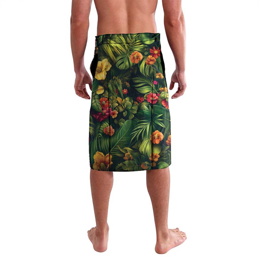 Meri Kirihimete Kakapo Lavalava New Zealand Christmas with Tropical Vibe LT9 - Polynesian Pride