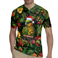 Meri Kirihimete Kakapo Rugby Jersey New Zealand Christmas with Tropical Vibe LT9 - Polynesian Pride