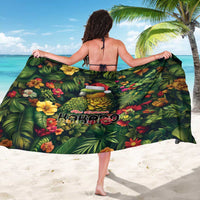 Meri Kirihimete Kakapo Sarong New Zealand Christmas with Tropical Vibe LT9 - Polynesian Pride